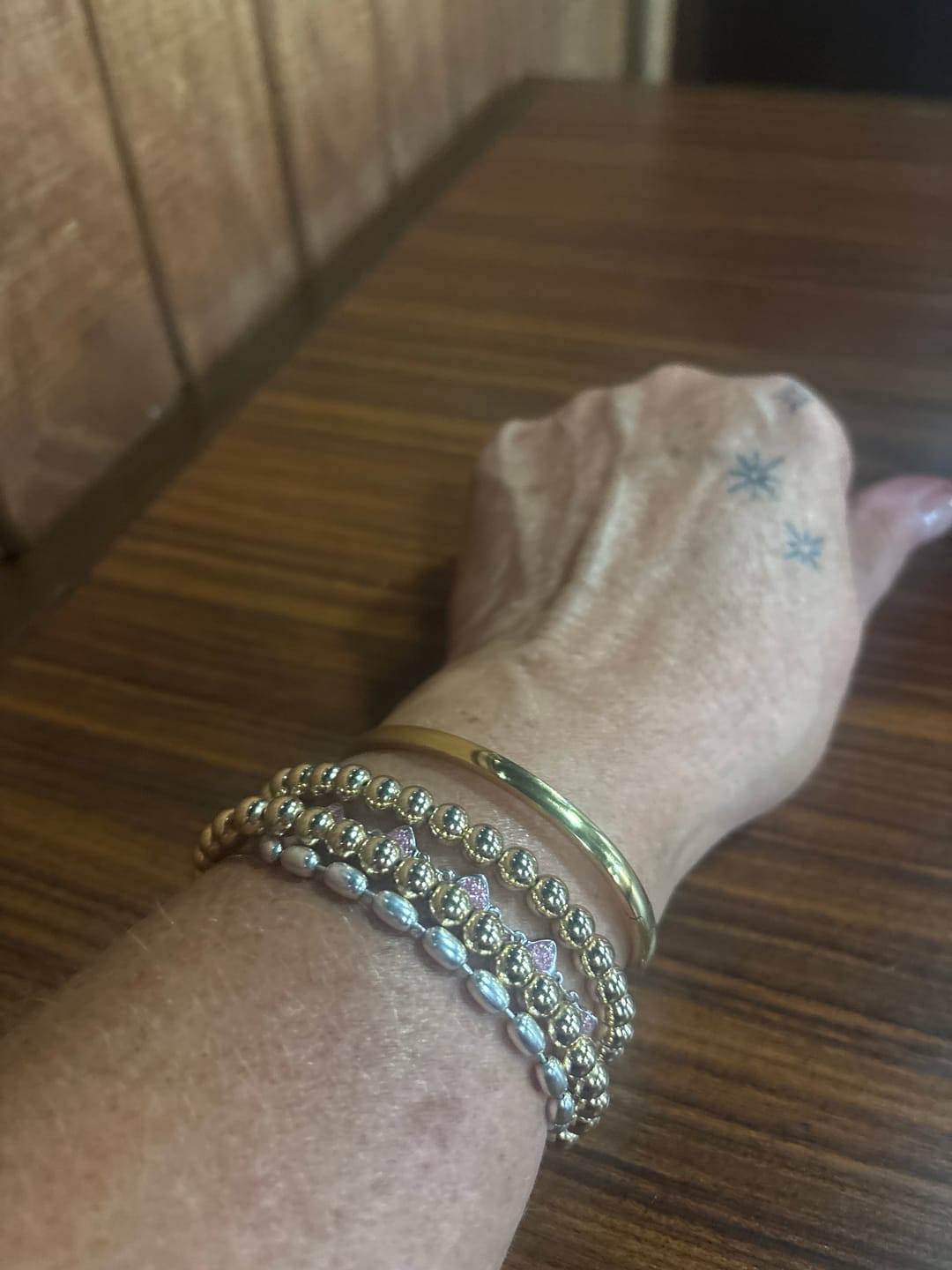 Customer photo review of Marbella Cuff Bracelet (Bundle)
