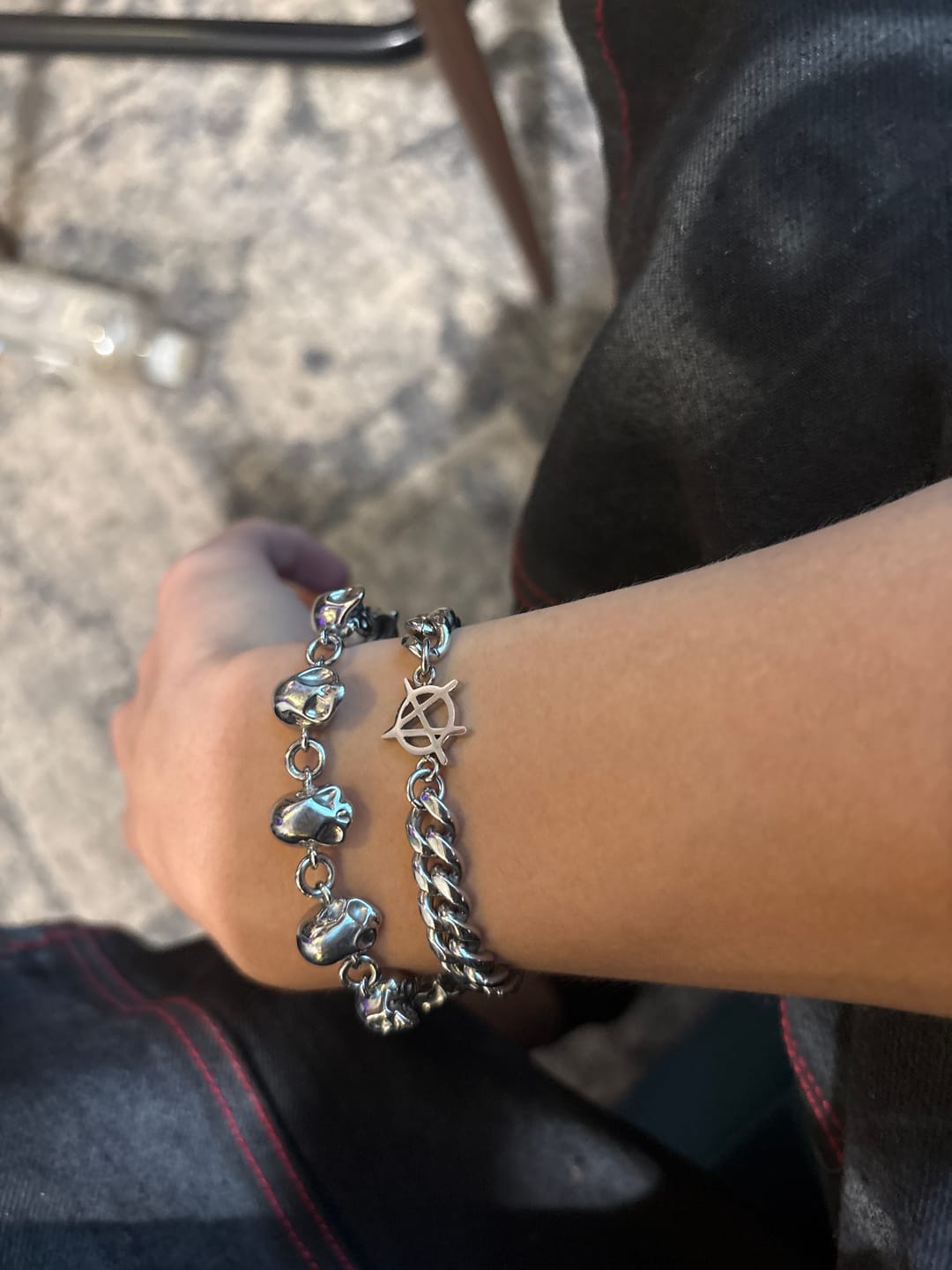 Customer photo review of 10 STAGES OF ADDICTION BRACELET
