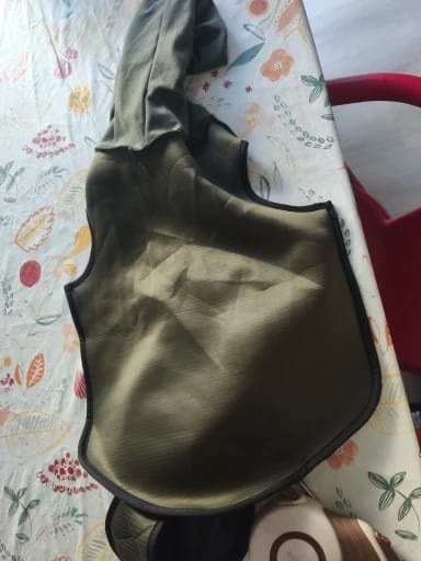 Customer photo review of CalmPaws — Anti Anxiety Calming Vest for Dogs