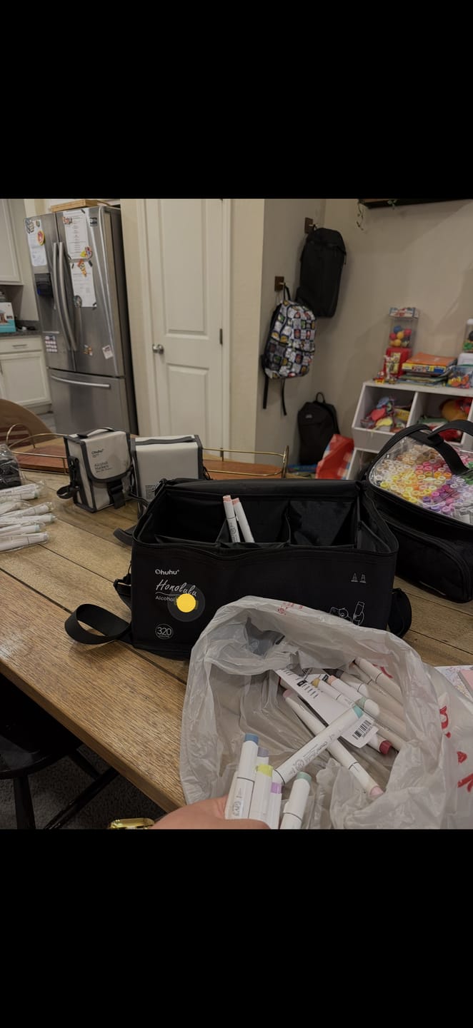 Customer photo review of Ohuhu Marker Bag for Oahu and Honolulu Series
