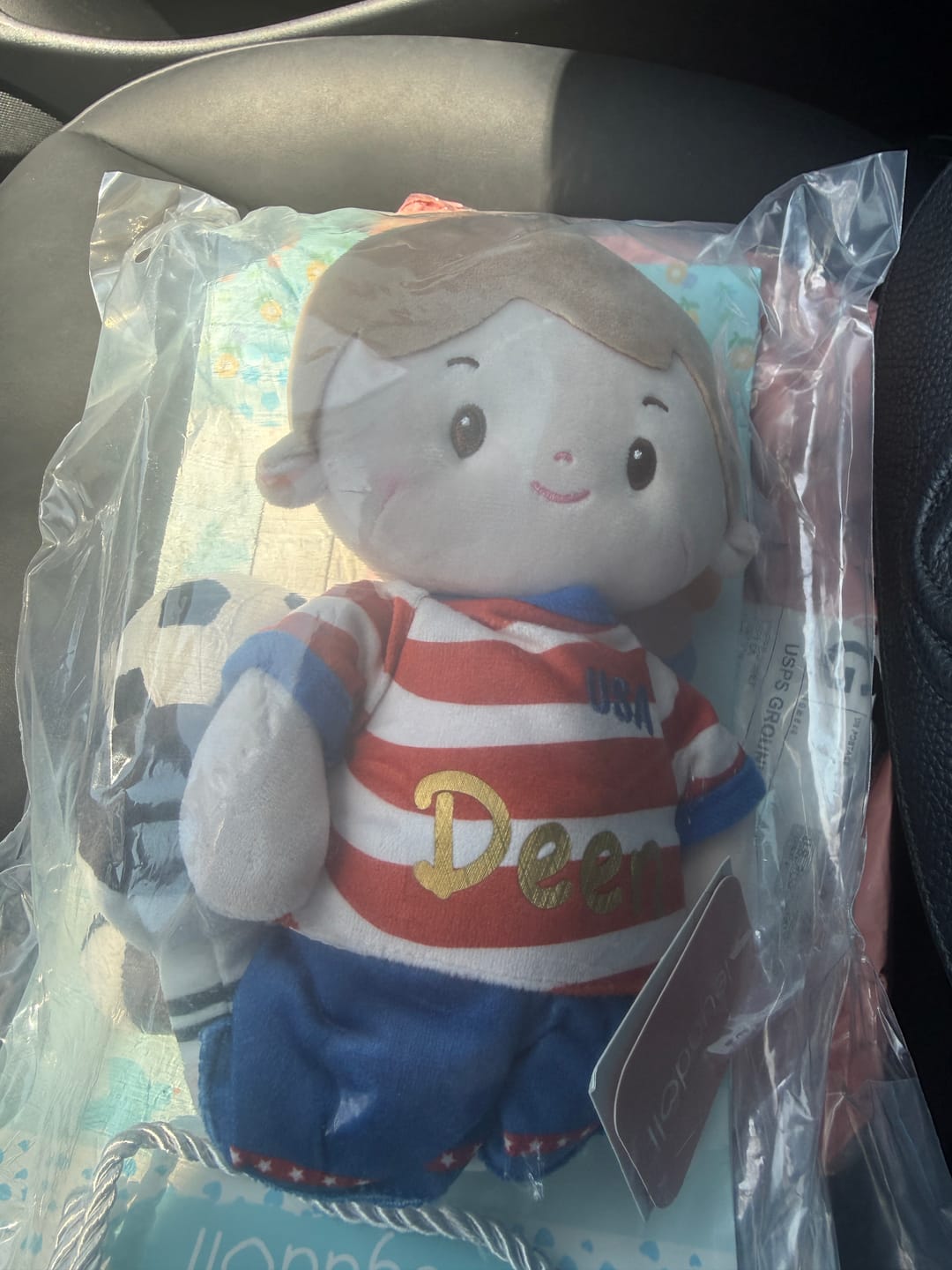 Customer photo review of [PRE-ORDER] Personalized Soccer Boy - USA (2 Skin Tones)