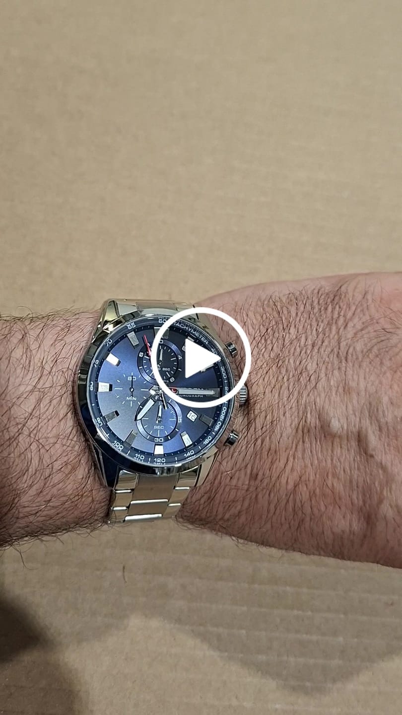 Customer video review of Curren Monte Carlo® orologio uomo acciaio