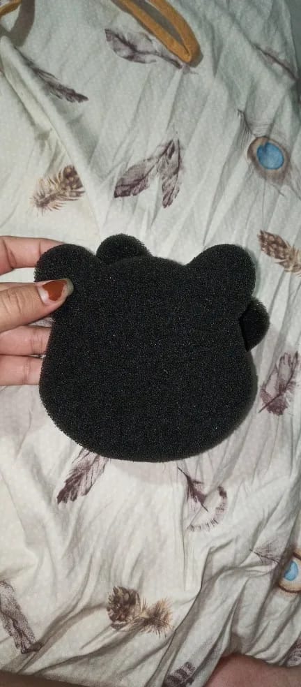 Customer photo review of FluffCatcher — Reusable Pet Hair Remover for Laundry