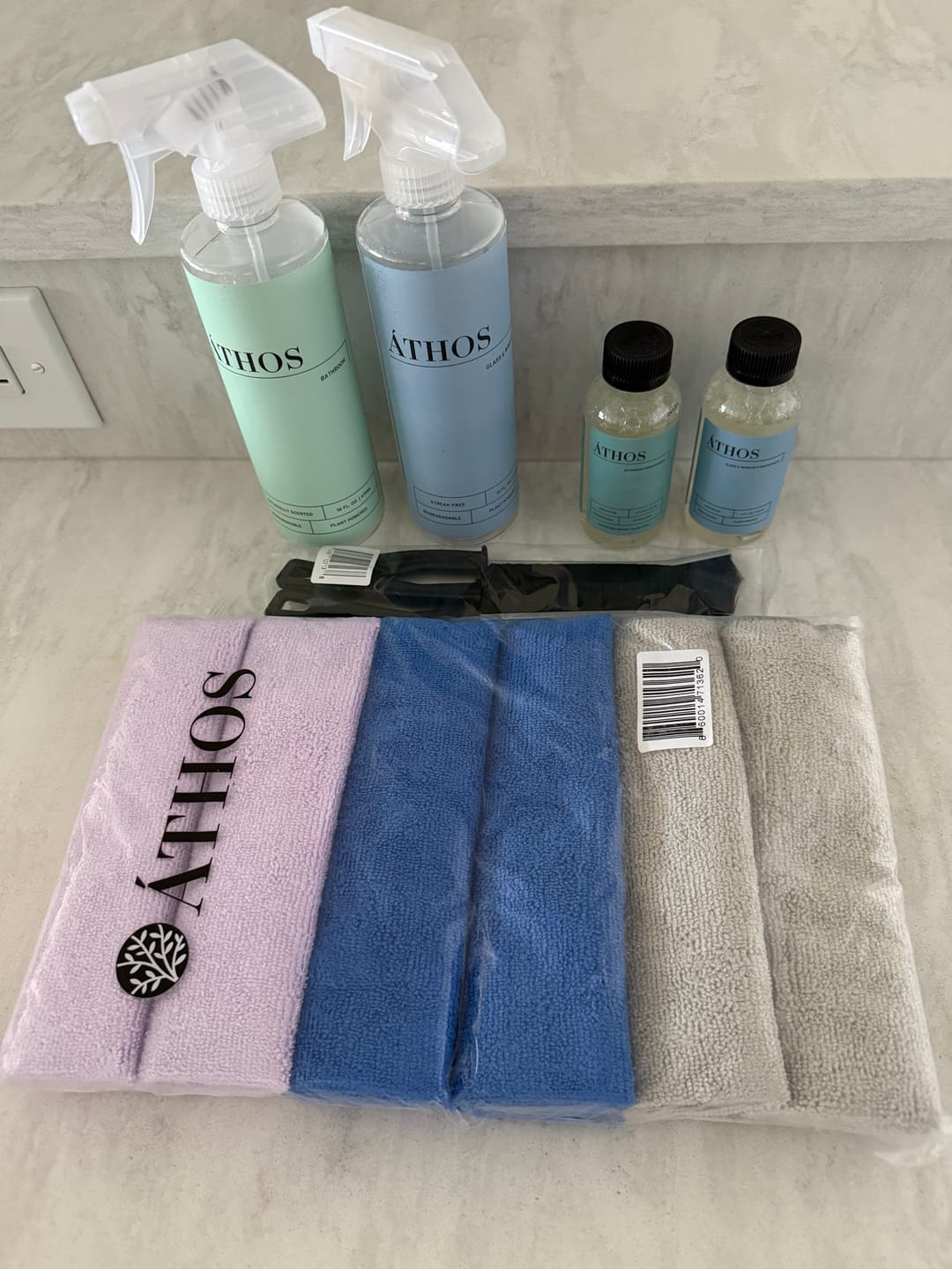 Customer photo review of Shower Starter Bundle