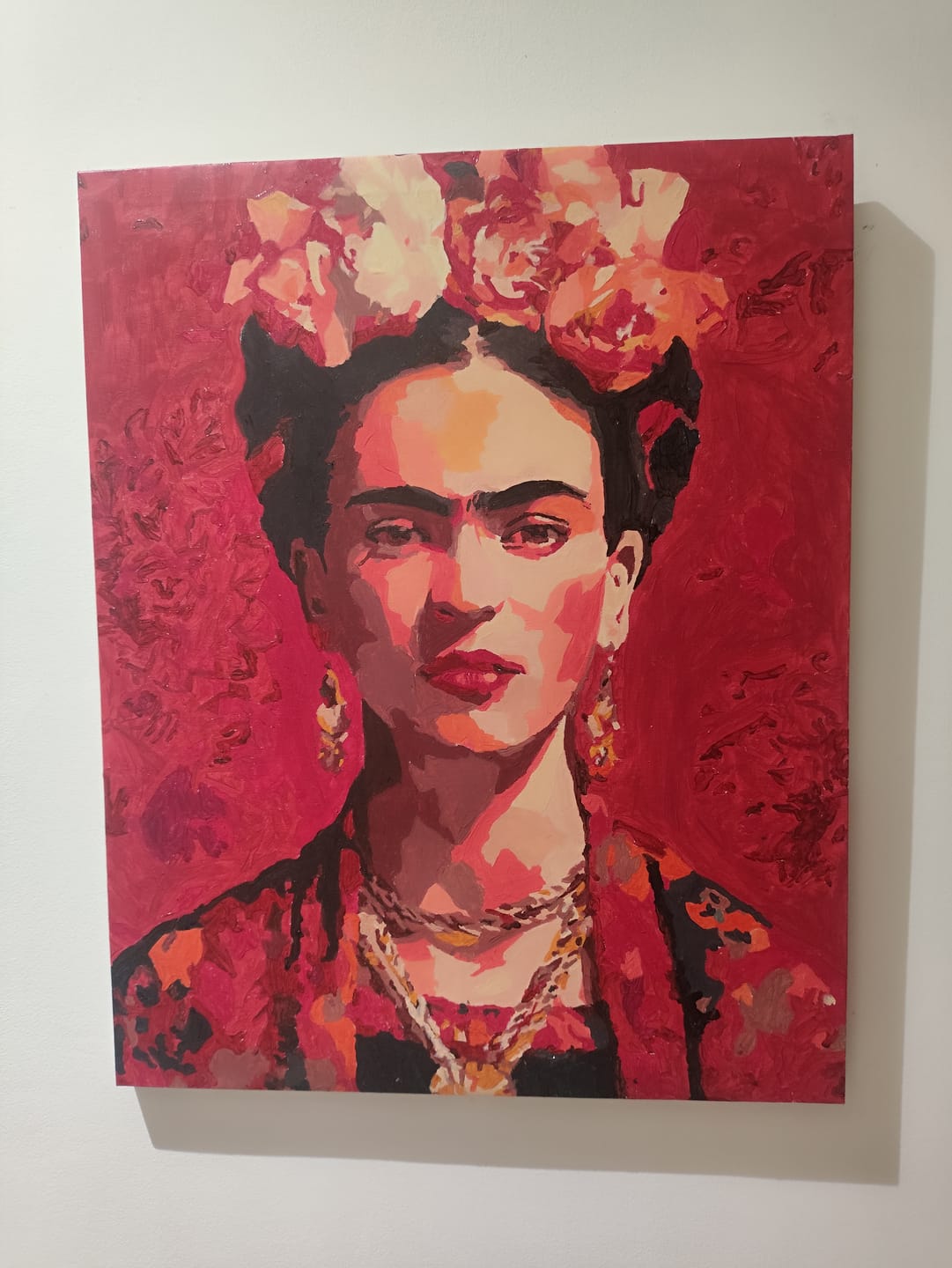 Customer photo review of Frida Kahlo | Paint by Number