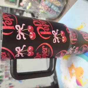 Customer photo review of Personalized Dr Pepper Highland Cow 40oz Tumbler With Handle Straw Lid Custom Name Leopard Red Bow Christmas Gingerbread Stainless Steel Insulated Mug Gift For Friends