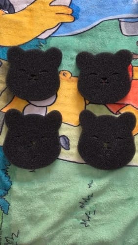 Customer photo review of FluffCatcher — Reusable Pet Hair Remover for Laundry