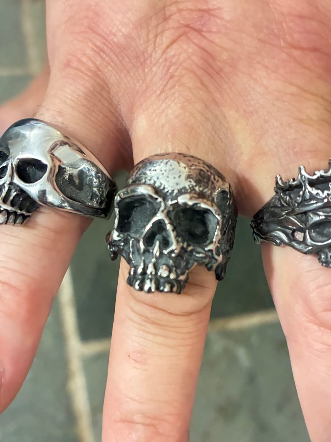 Customer photo review of ANCIENT SKULL.