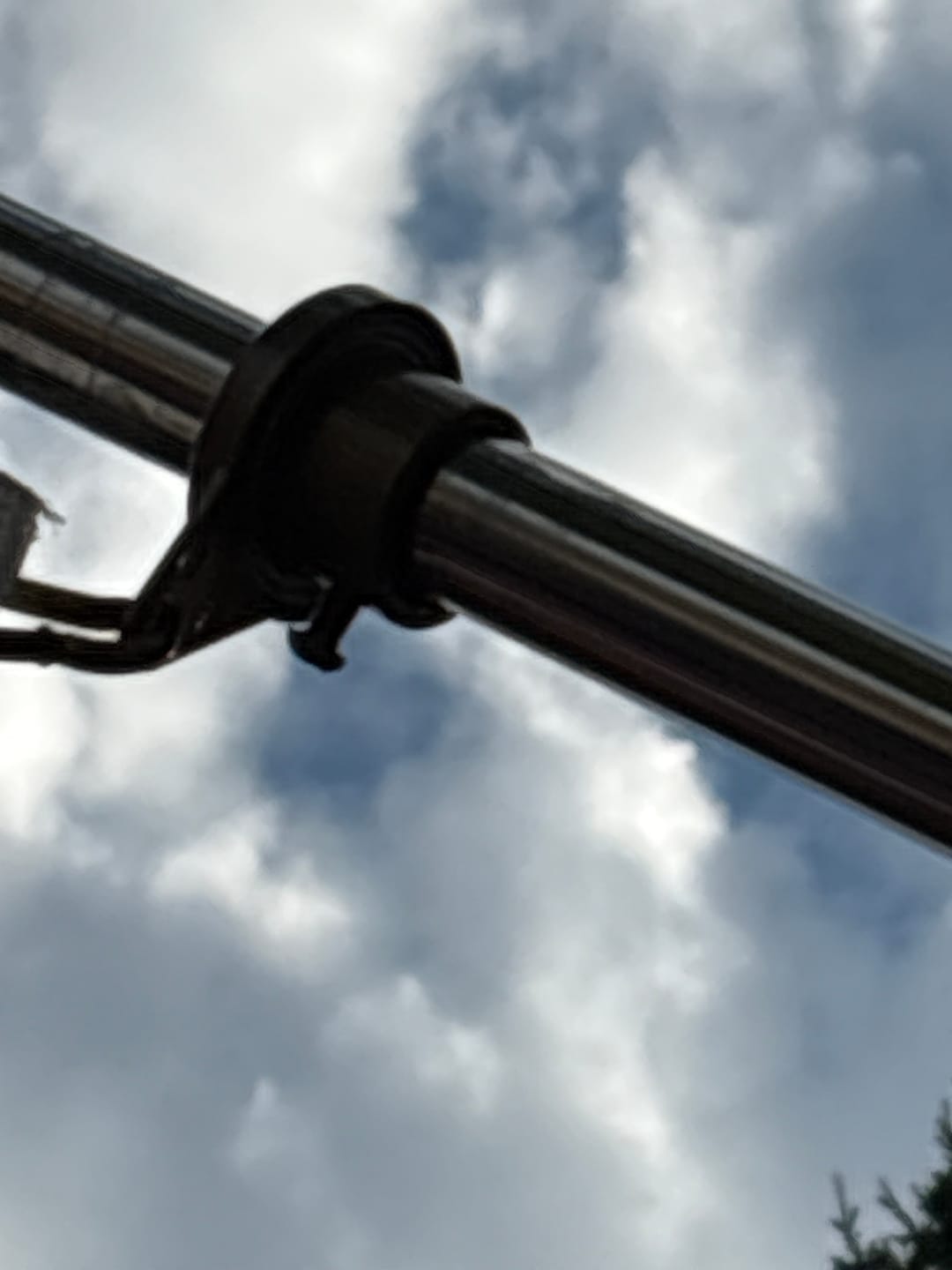 Customer photo review of Non-Tangle Flagpole Spinners