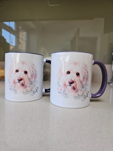 Customer photo review of Watercolour - Personalised Mug