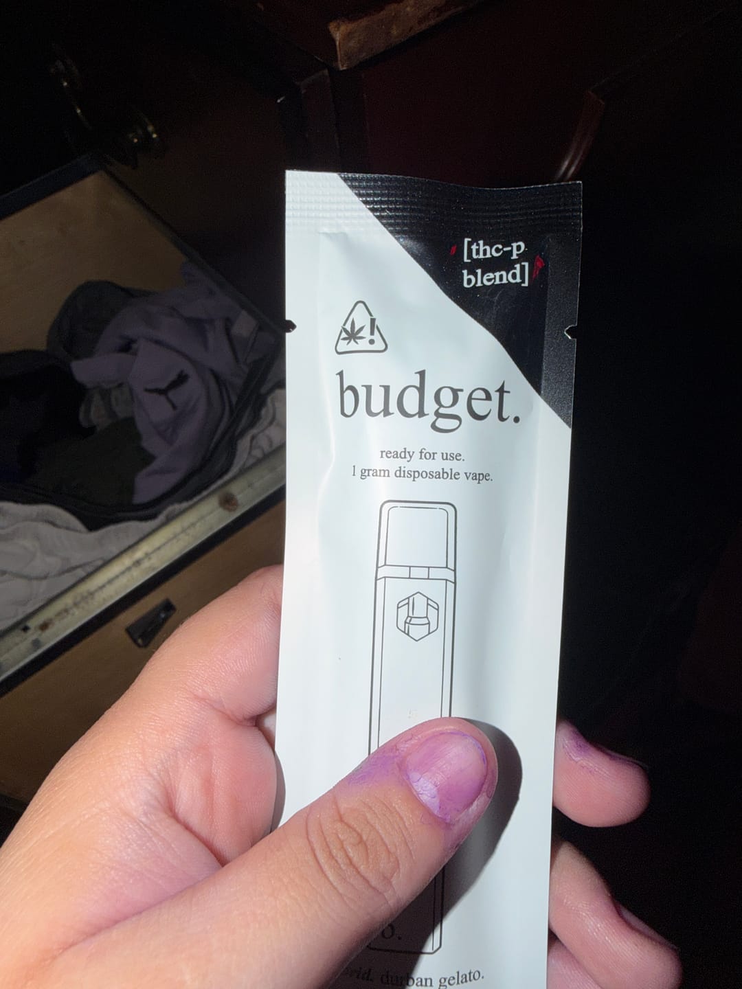 Customer photo review of 3pc Flavor Pack of 1 Gram THC-P Blend Vape Pen