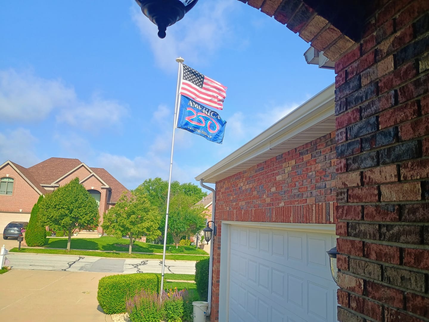 Customer photo review of America 250 Flag 2026 - 3x5 ft Semi quincentennial Celebration Banner