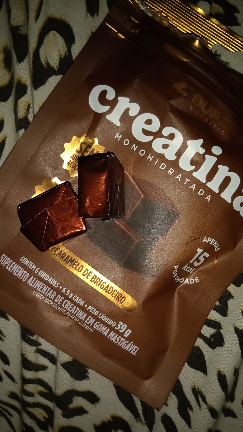 Customer photo review of Mini Pack Caramelo de Creatina Caramelo
