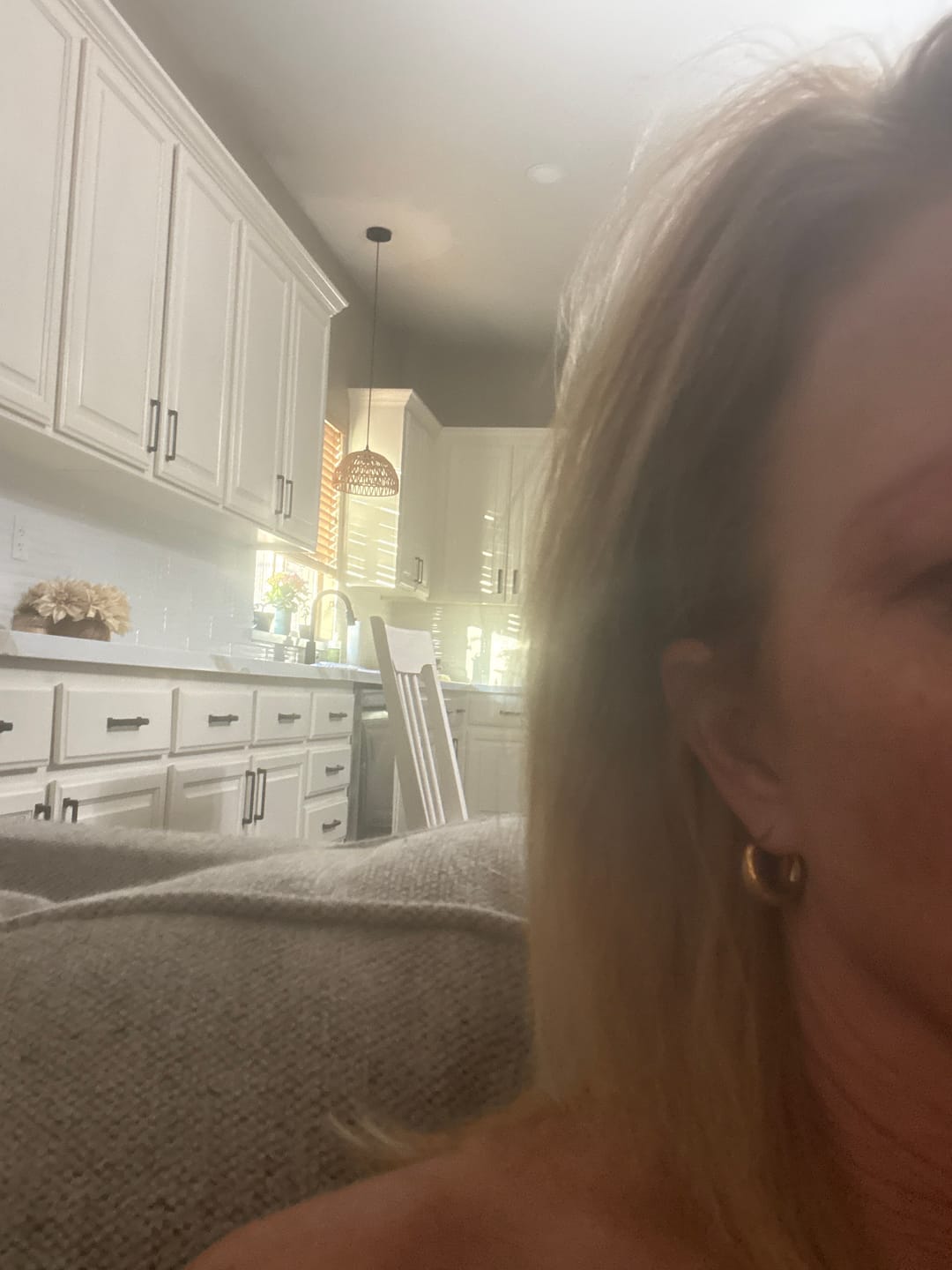 Customer photo review of Amara Hoop Earrings