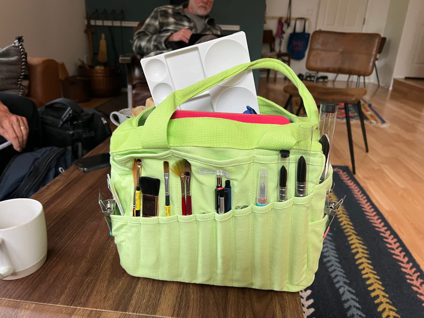 Customer photo review of Soolla® Studio Bag, Lime Drip