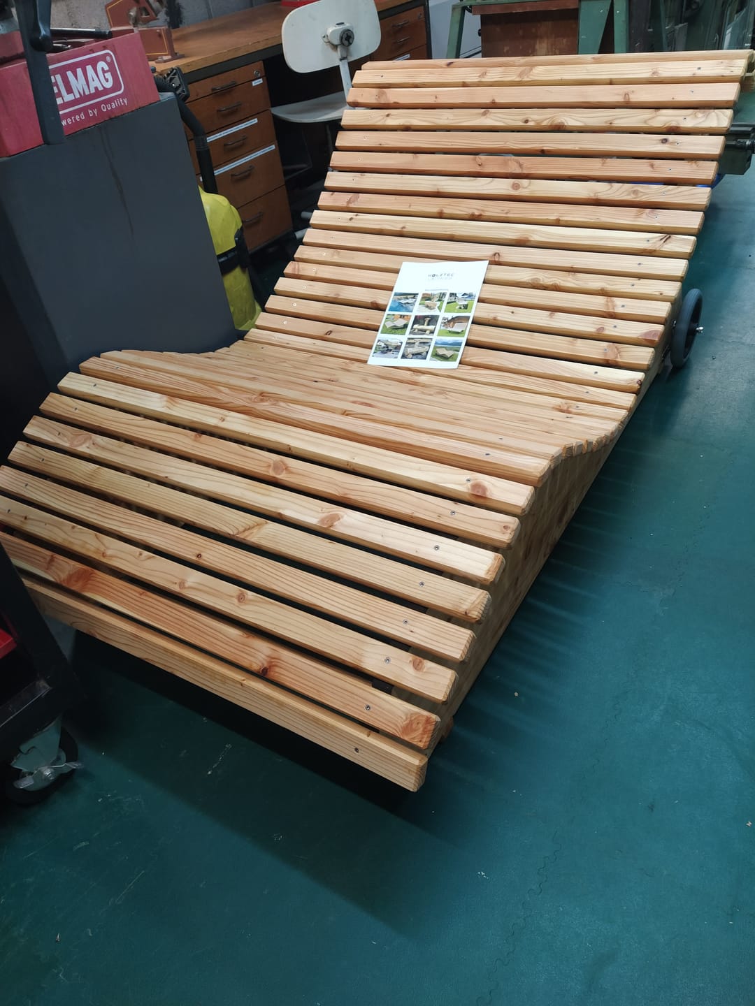 Customer photo review of Holzschutzlasur für Himmelsliegen und Holzbrunnen