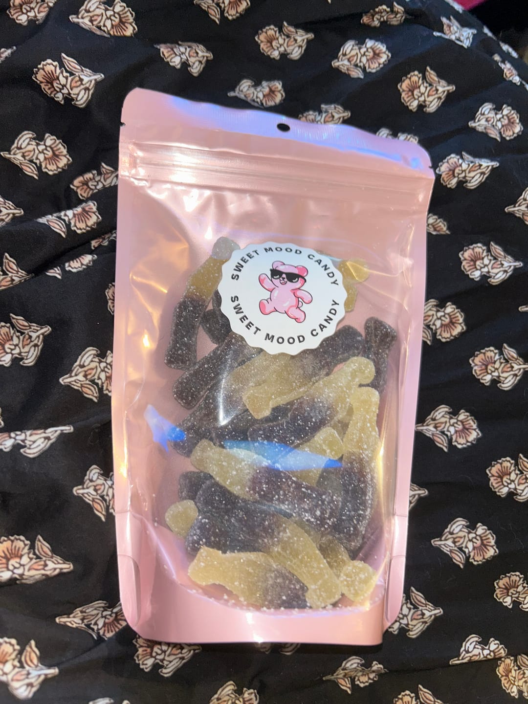 Customer photo review of Just Enough - Sour Cola Bottles