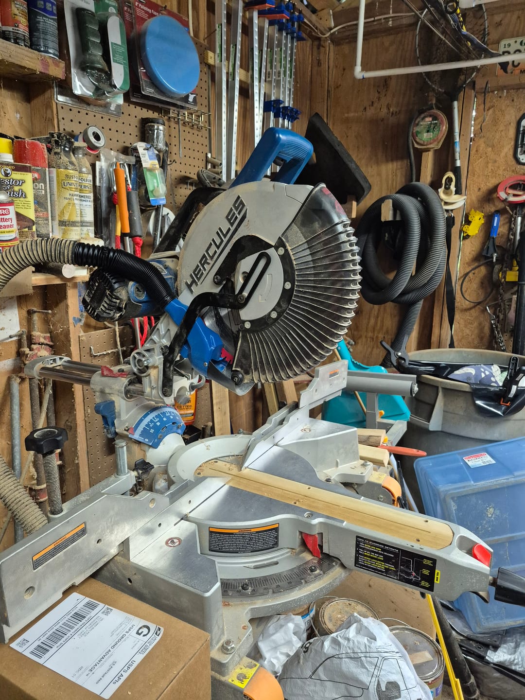 Customer photo review of Hercules 12" Sliding Compound Miter Saw Dust Collection