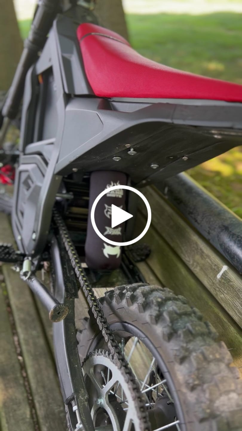 Customer video review of Mini eMoto Shock Cover