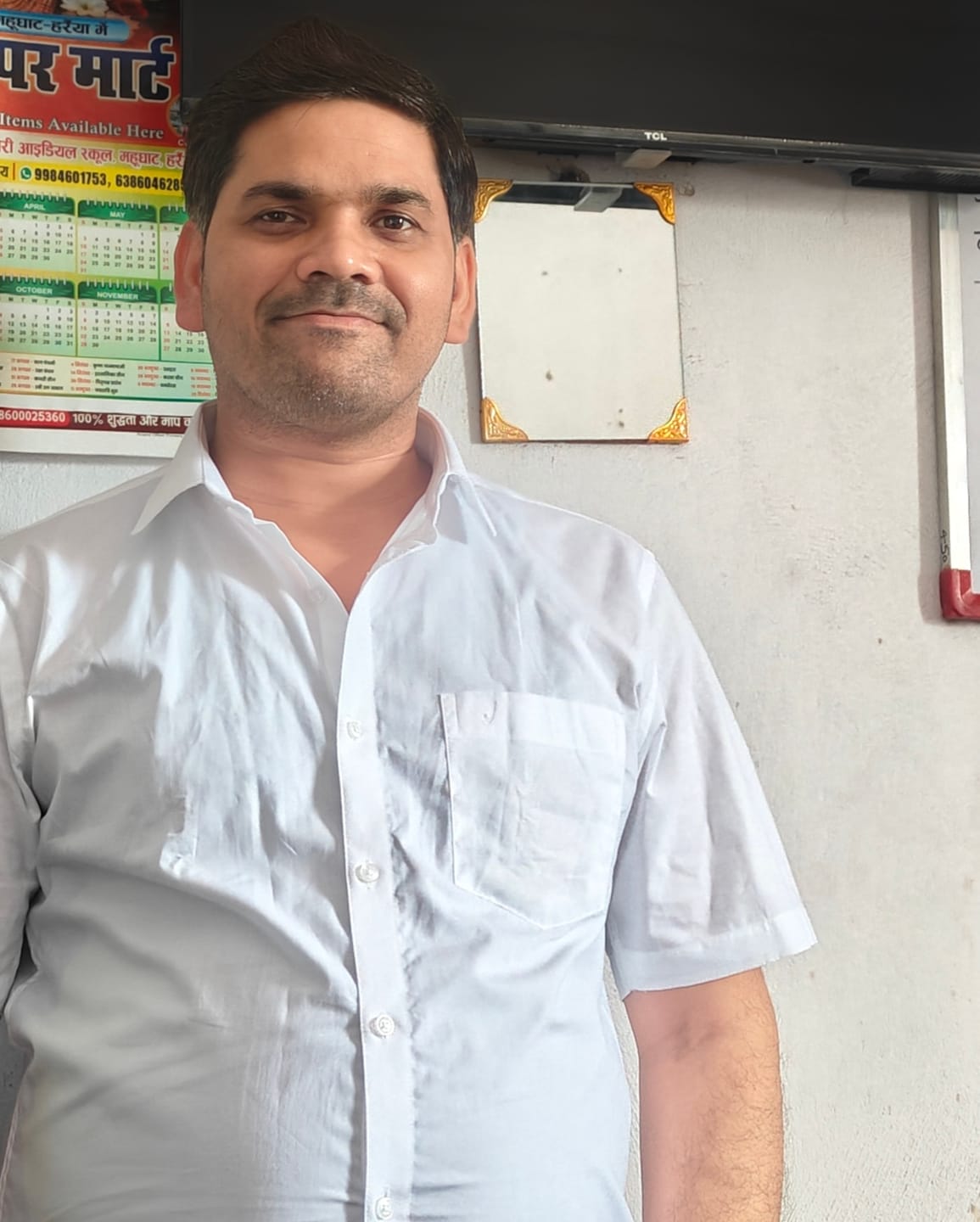 Customer photo review of Good Luck - 100% Cotton Formal White Shirt Pack Of 2 Combo For Men | Uathayam