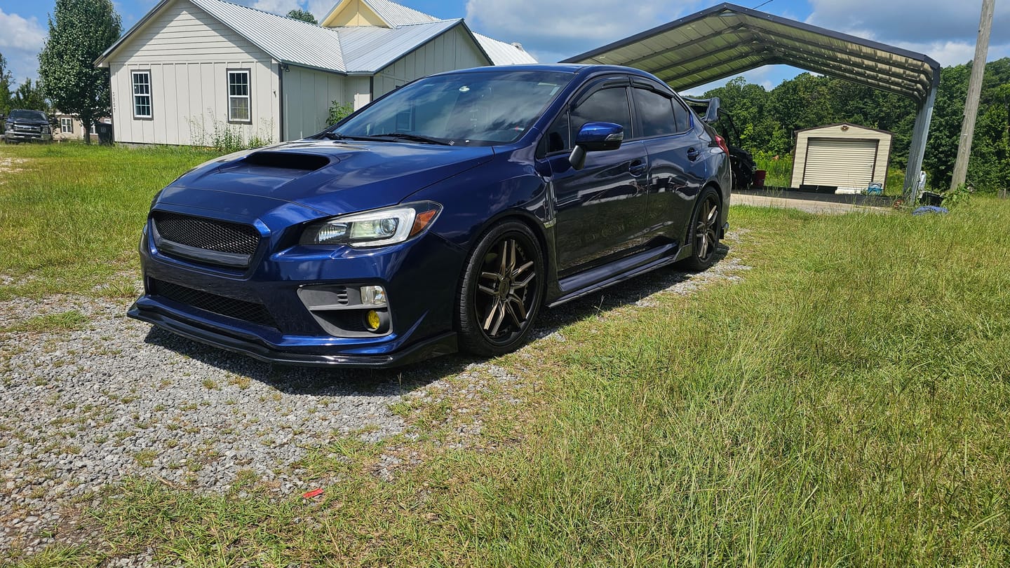 Customer photo review of 2015-2021 Subaru WRX STI VA -  Front Lip Extension - Carbon Fiber Print