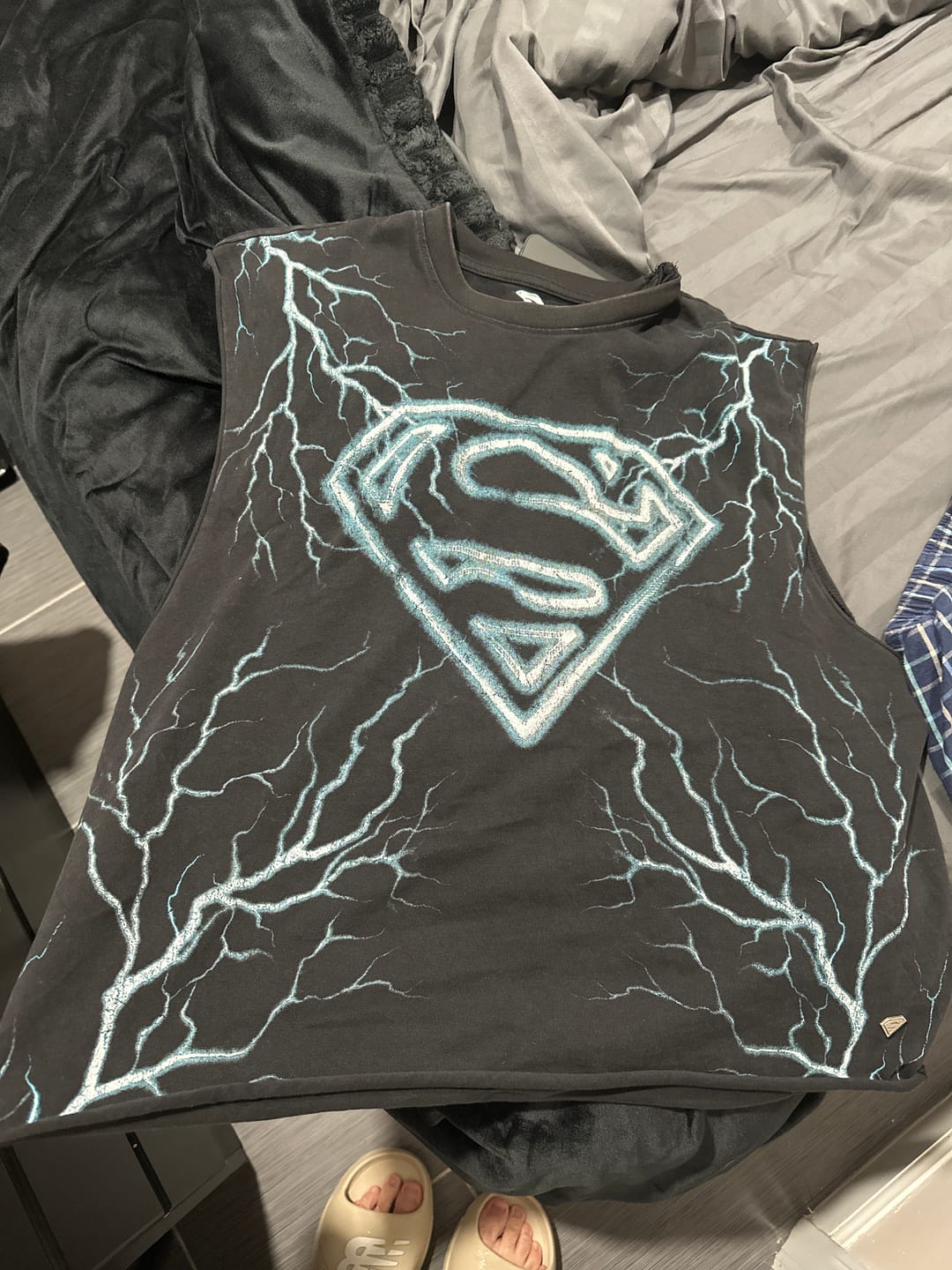 Customer photo review of 3004 - Superman Cut-Offs