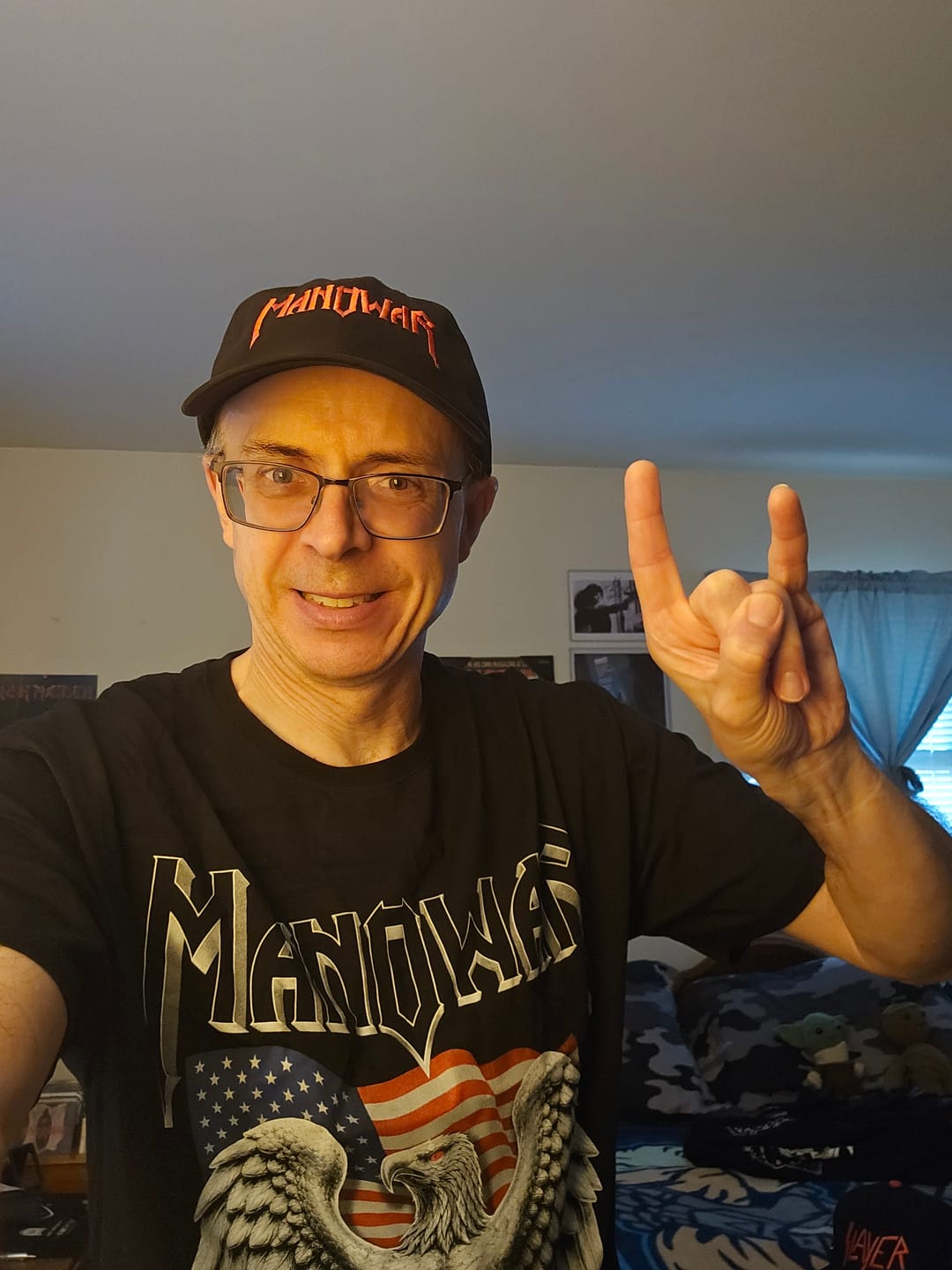 Customer photo review of MANOWAR T-SHIRT BATTLE HYMNS USA