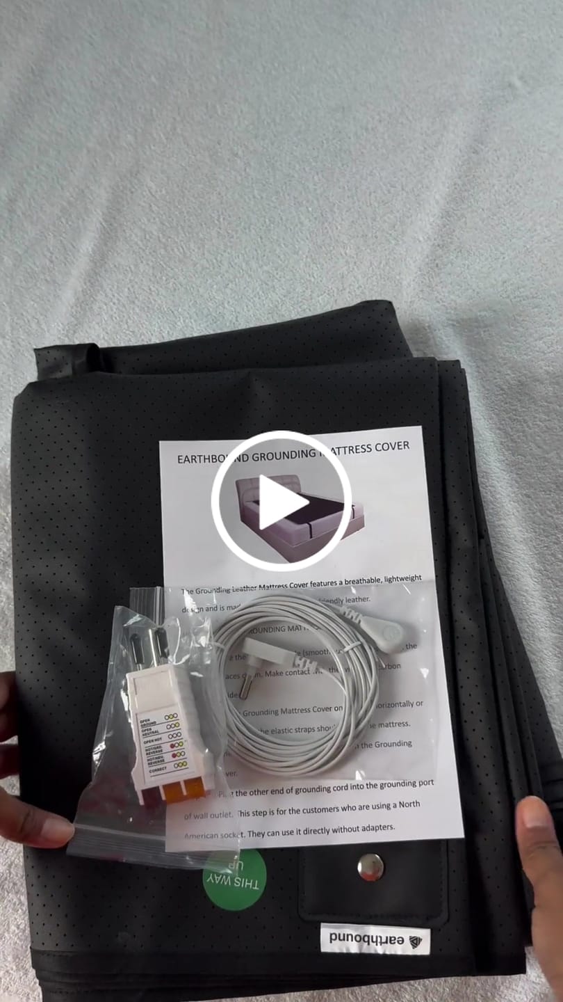 Customer video review of Earthbound® Grounding Mattress Pad