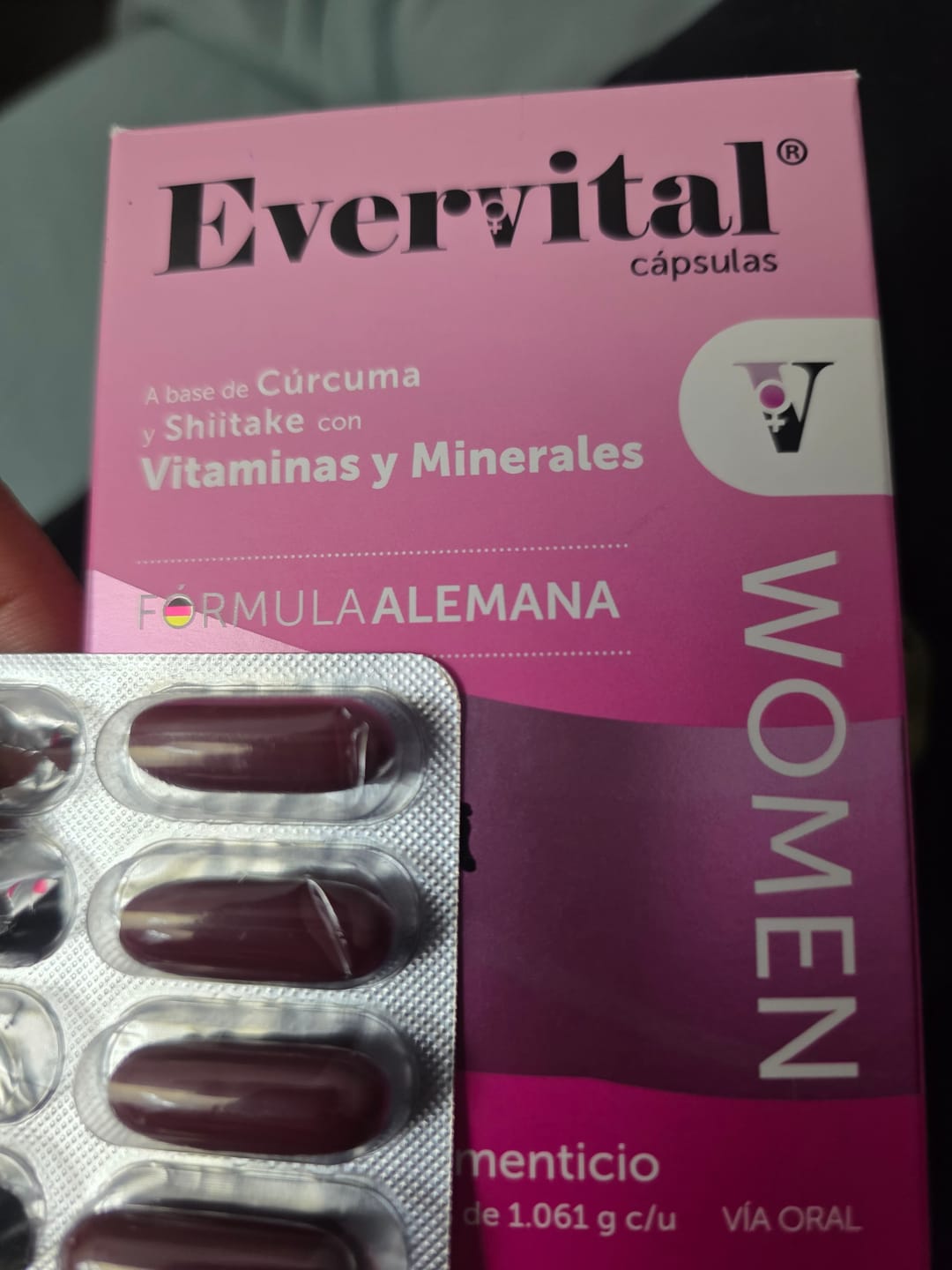 Customer photo review of Evervital® Women 60 Cápsulas