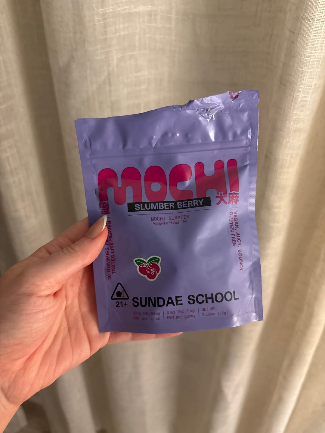 Customer photo review of Slumber Berry Mini