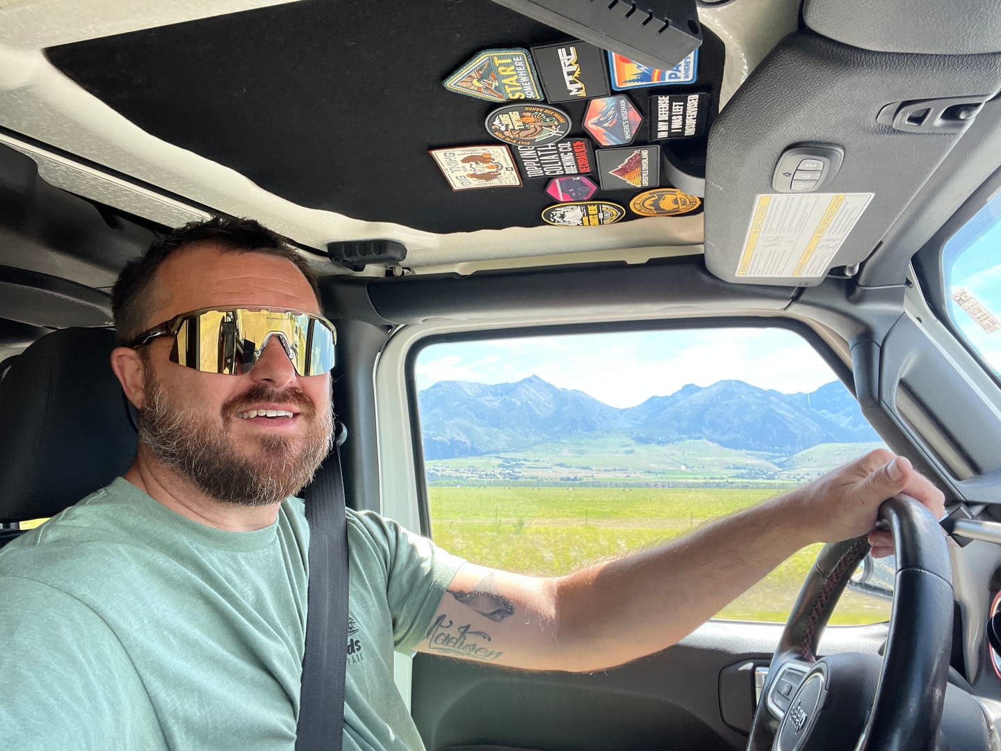 Customer photo review of Boxwood | Adventure Sunglasses