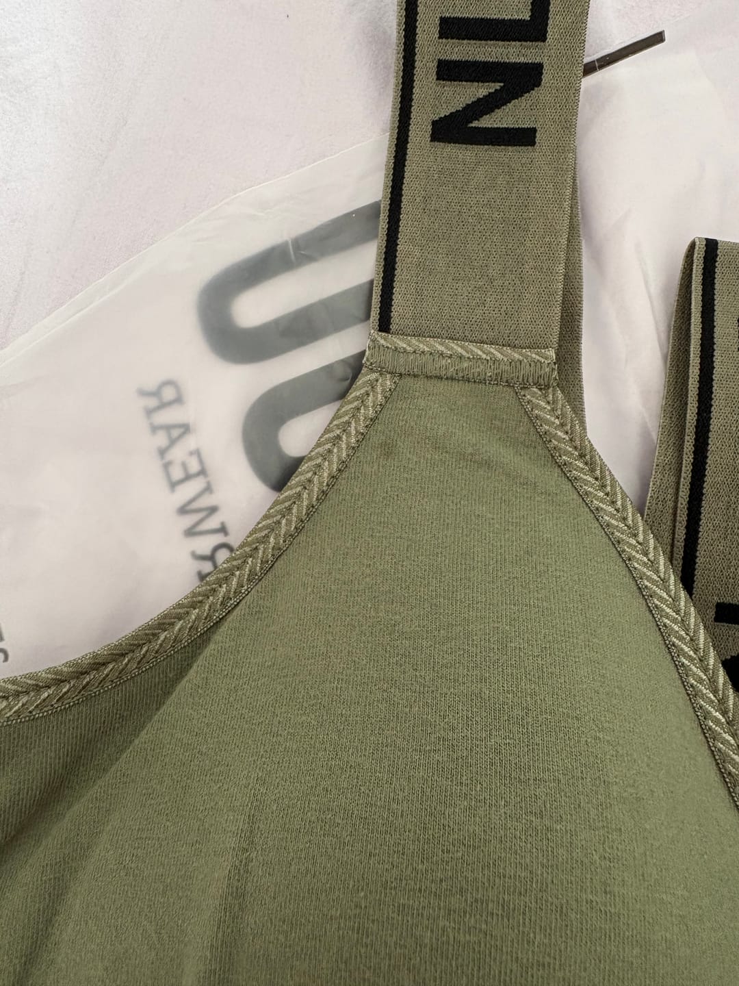 Customer photo review of Khaki Green - Памучен комплект бельо от 2 части