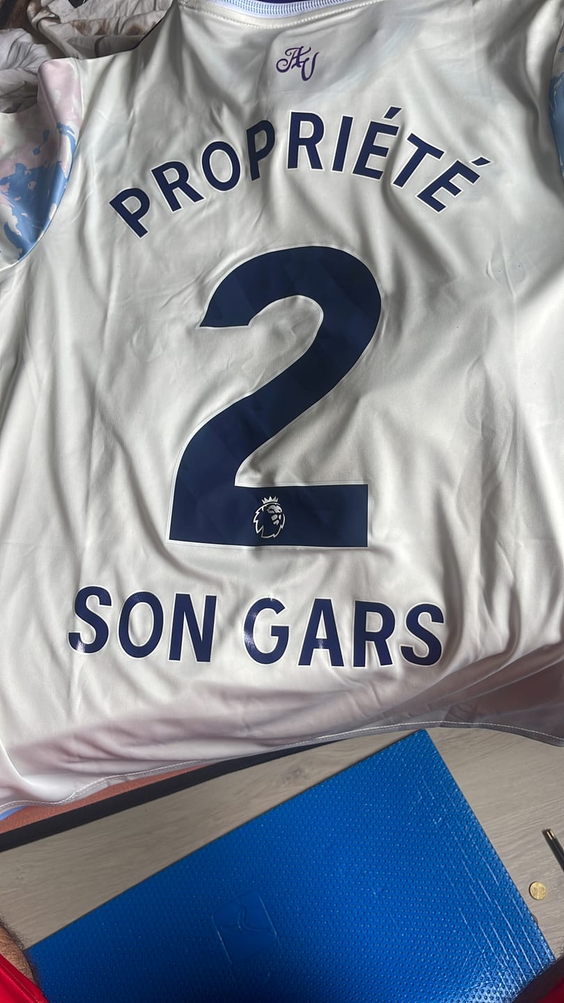 Customer photo review of Maillot Aston Villa extérieur 25/26