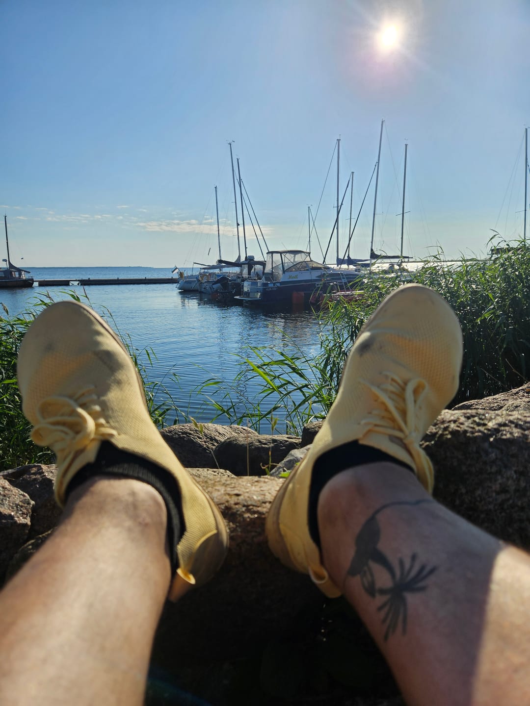 Customer photo review of Vaistoa Iloa | Knitted Barefoot Sneakers