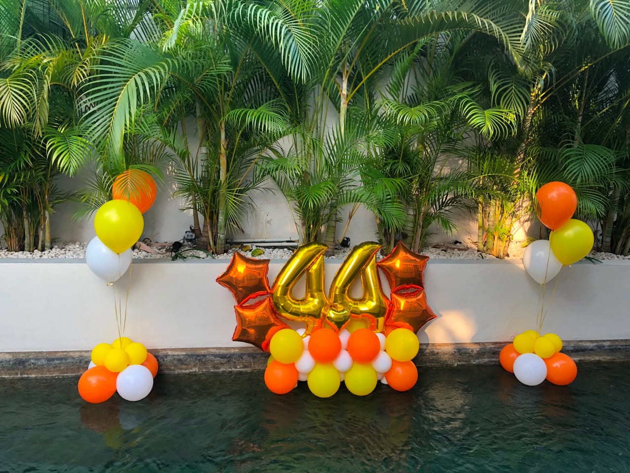 Customer photo review of 🎈 Pool Balloon Decoration Setup