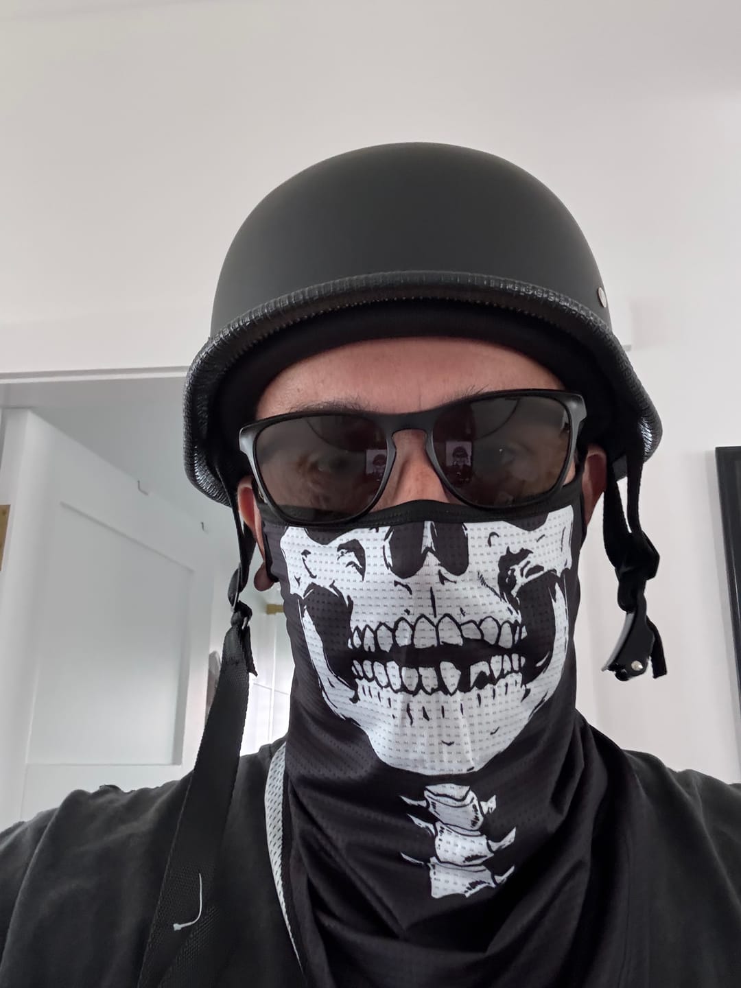 Customer photo review of Lightweight Mayan Germanator AS/NZ Helmet - Matte Black