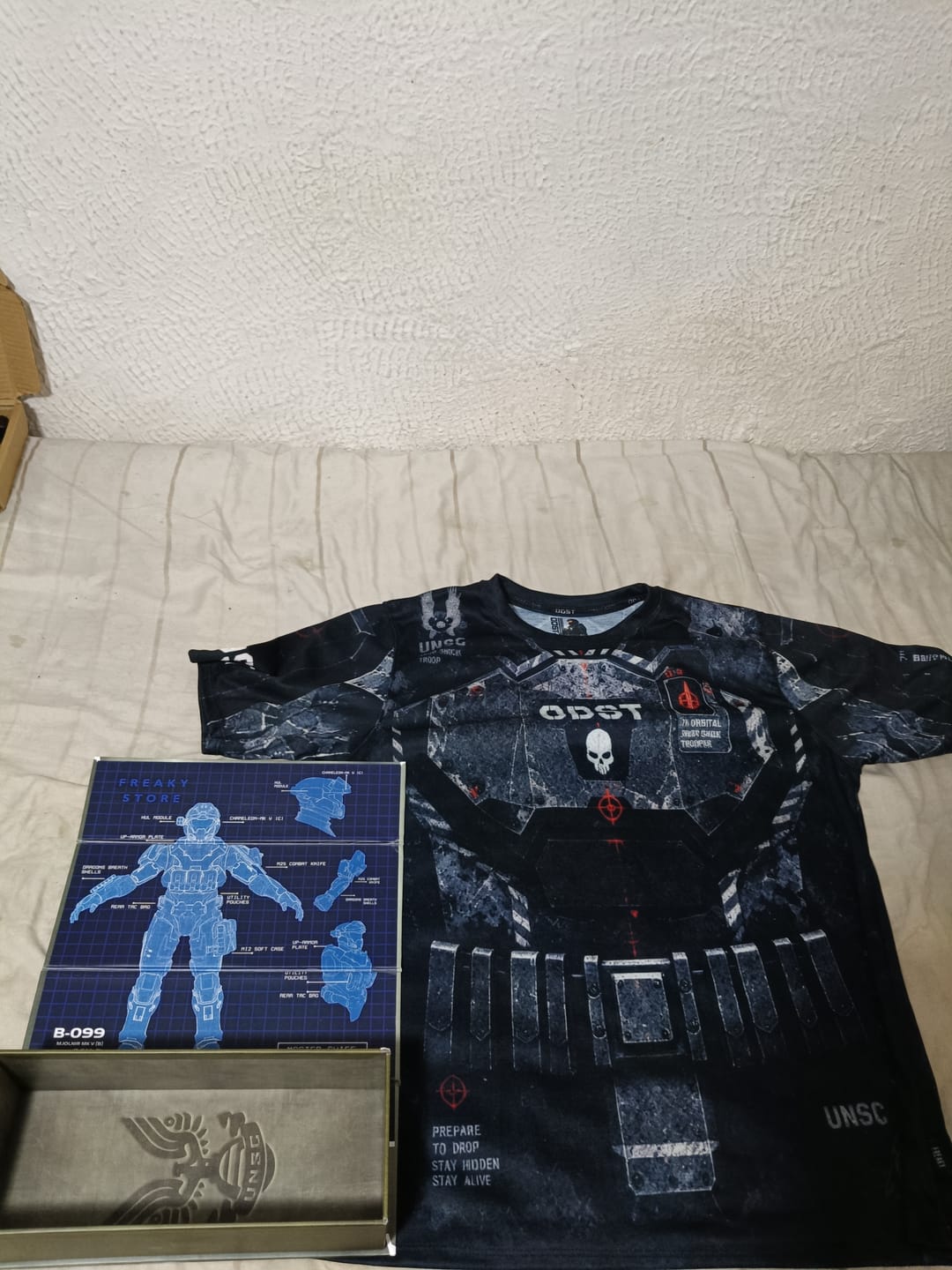 Customer photo review of Playera Full Print ODST Shadow