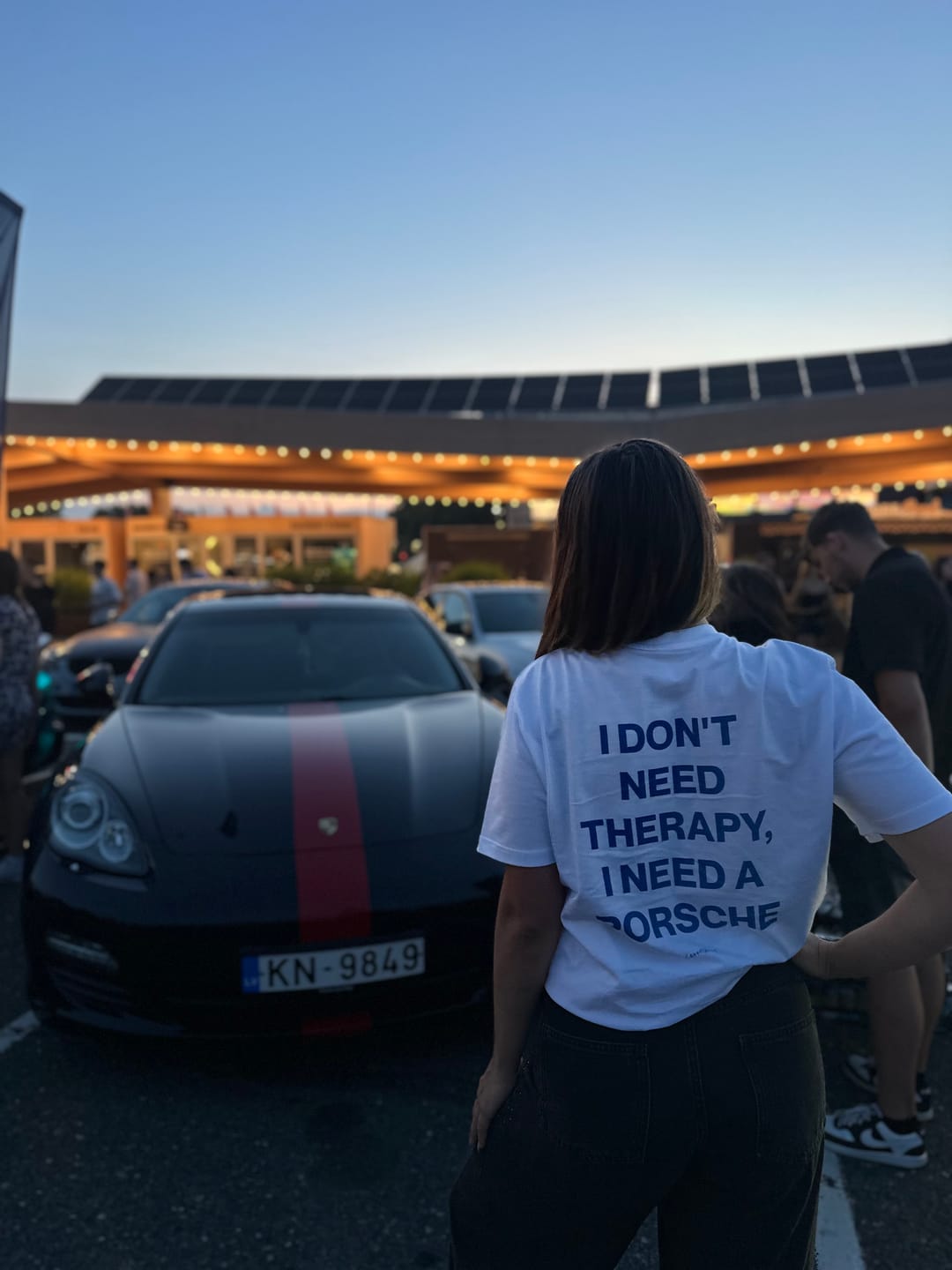 Customer photo review of I DON'T NEED THERAPY, I NEED A PORSCHE