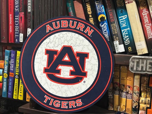 Customer photo review of Auburn Tigers Mascot Wooden Puzzle