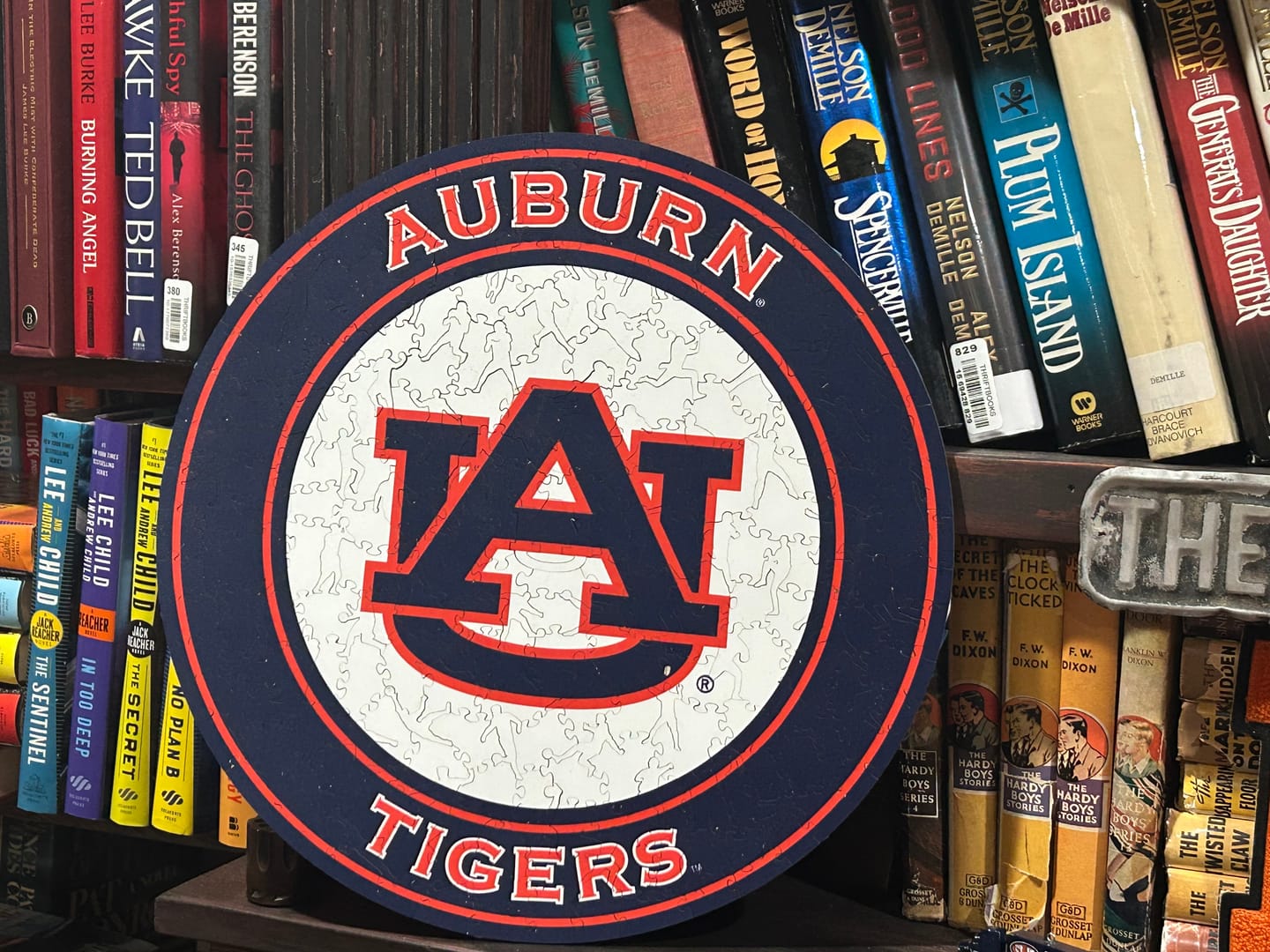 Customer photo review of Auburn Tigers Mascot Wooden Puzzle
