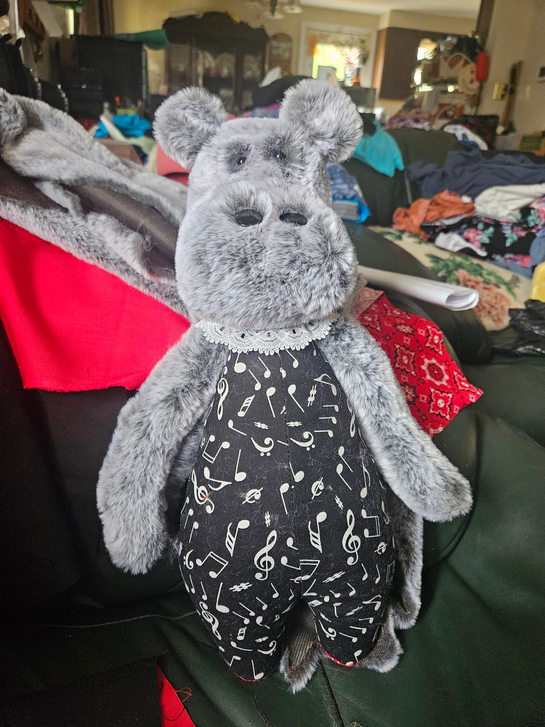 Customer photo review of Hippo Cuddle Doll FREE PATTERN
