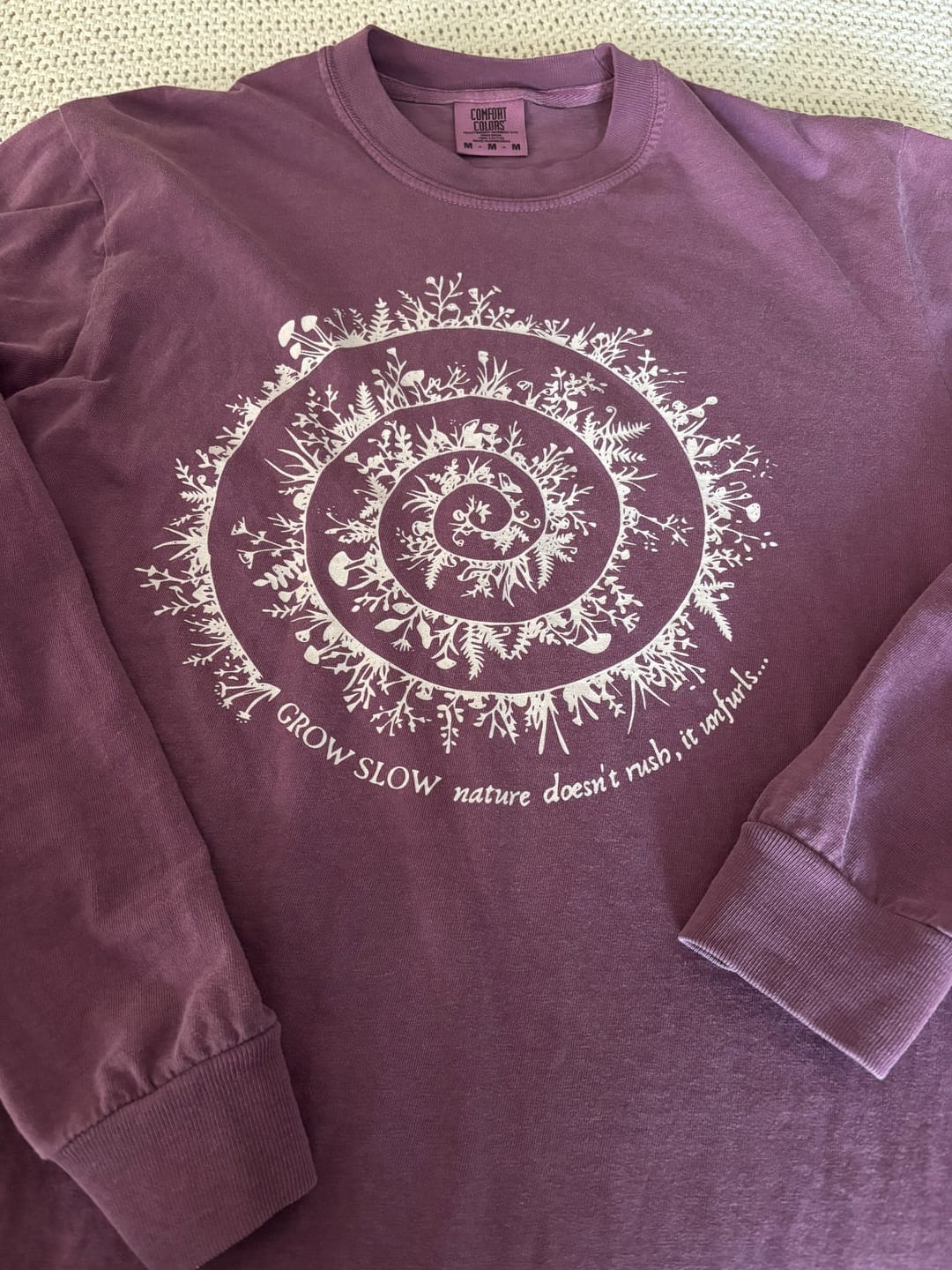 Customer photo review of Grow Slow Long Sleeves