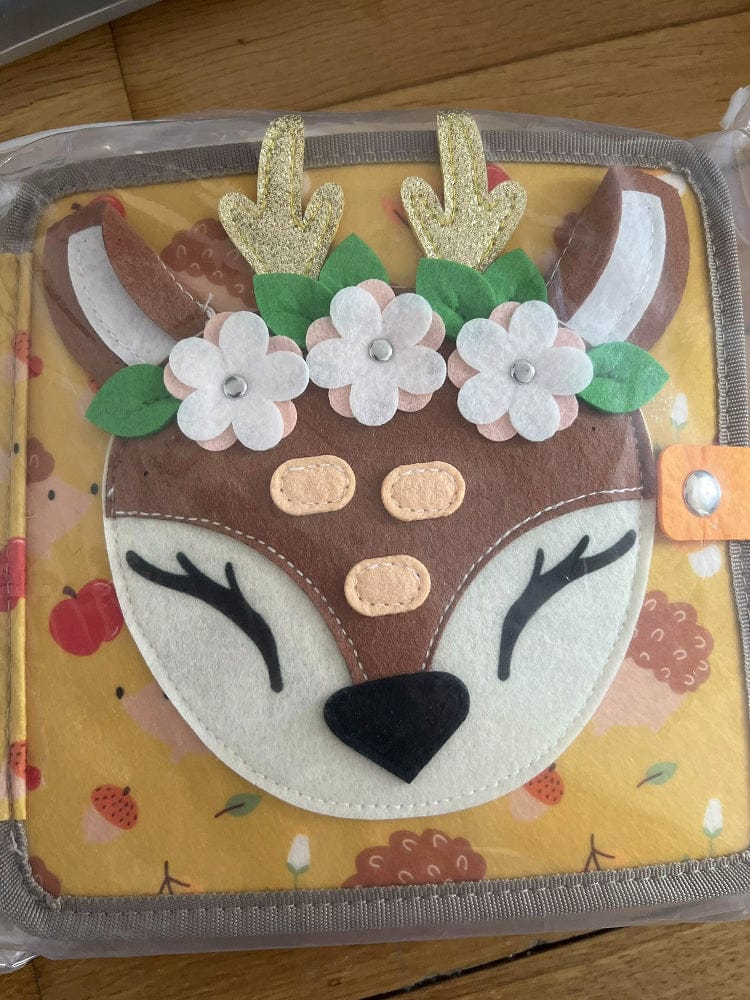Customer photo review of Marvin's Montessori Deer Activity Book