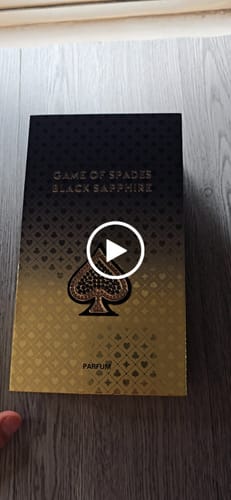 Reseña con vídeo de un cliente sobre Perfume Jo Milano Game Of Spade Black Sapphire de 90ML EDP
