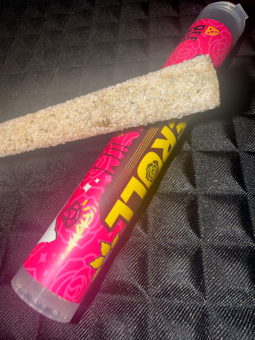 Customer photo review of Sour Lemon Diesel THCa Preroll