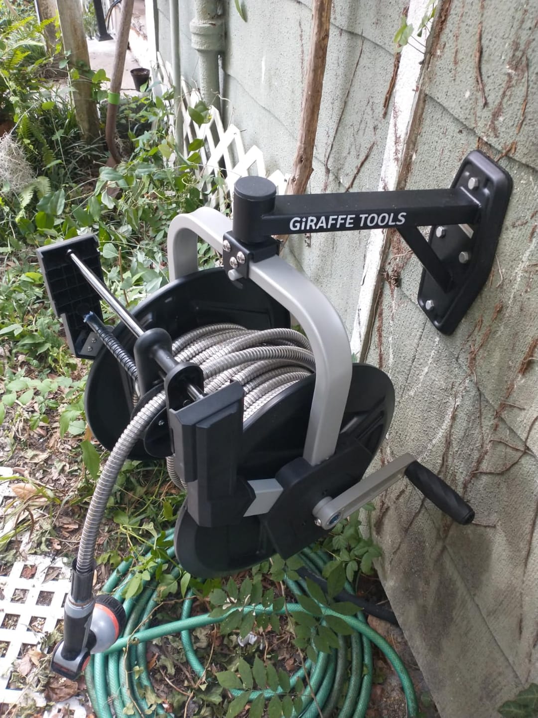 Customer photo review of Swivel Wall Mounted Hose Reel