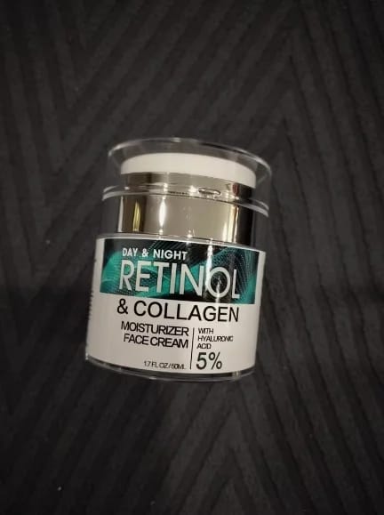 Customer photo review of Retinol Collagen Face Cream – Anti-Aging, Brightening & Deep Hydration (50ml)