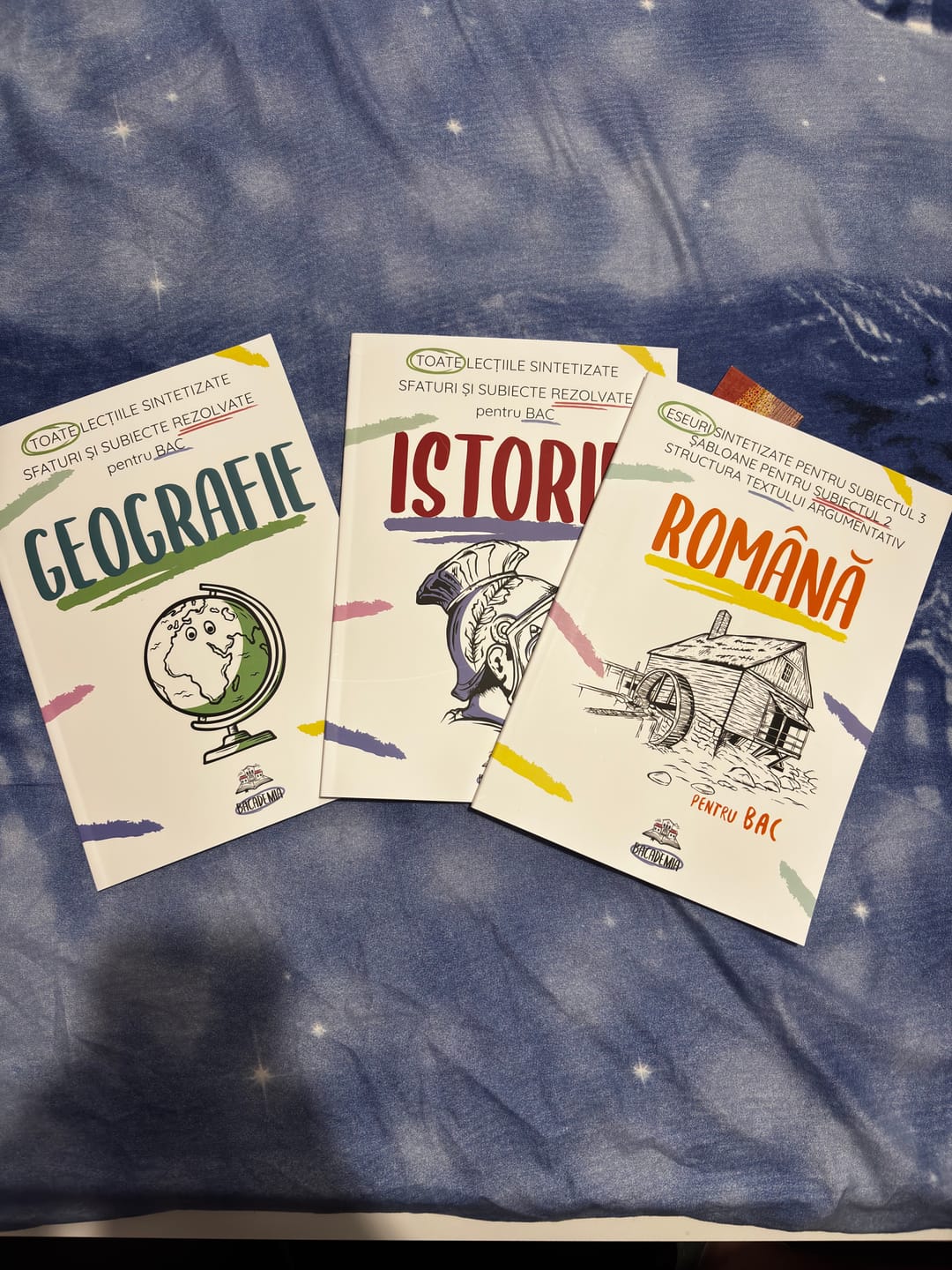 Customer photo review of Pachet Bacalaureat (Română + Istorie + Geografie) Bacademia