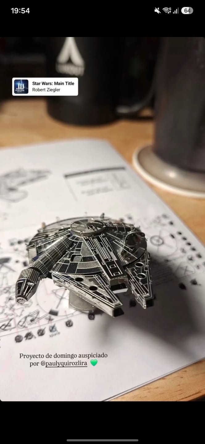 Customer photo review of Halcón Milenario - Star Wars (Puzzle 3D)