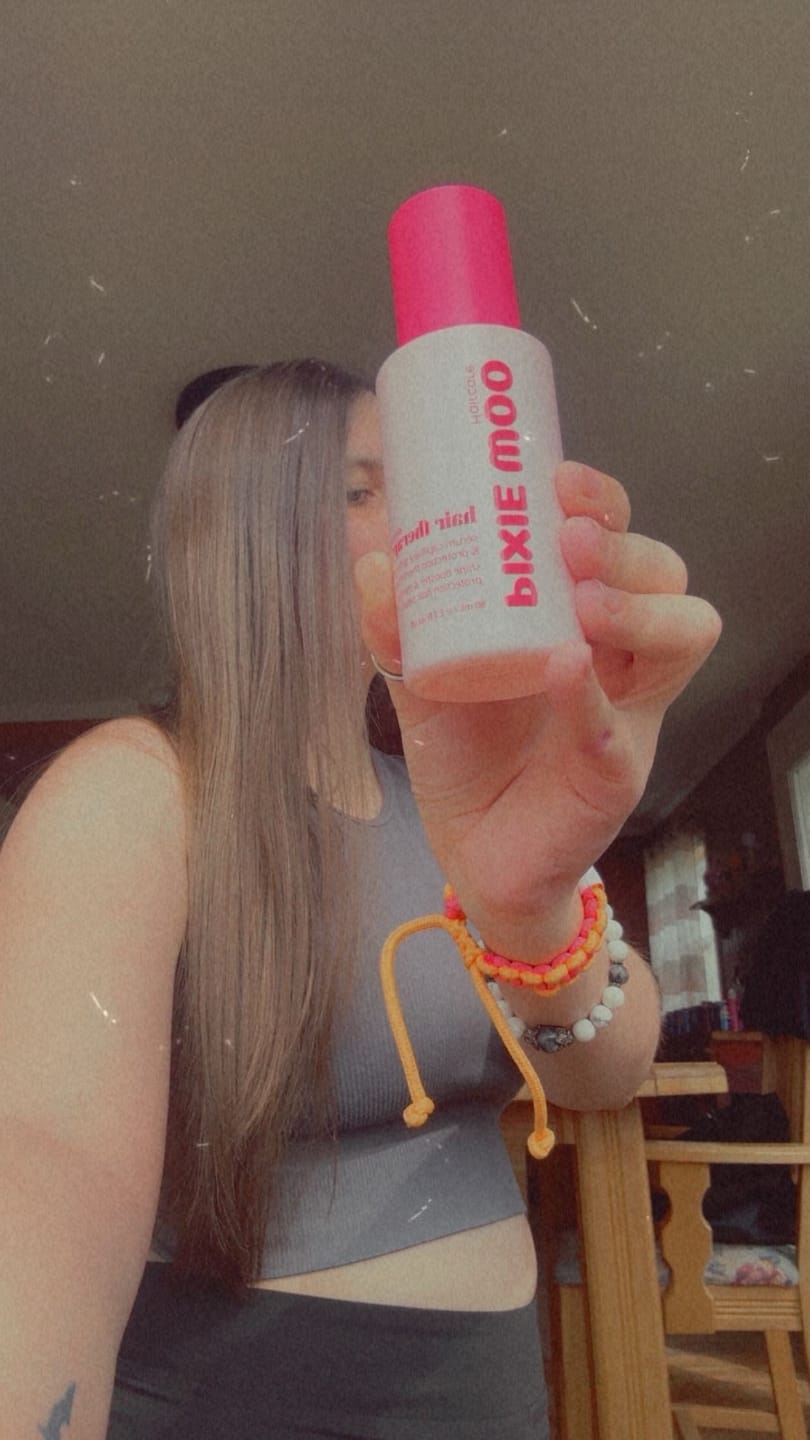 Customer photo review of Thermal hair serum & shine booster - Coco Cherry